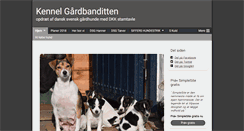 Desktop Screenshot of gaardbanditten.dk